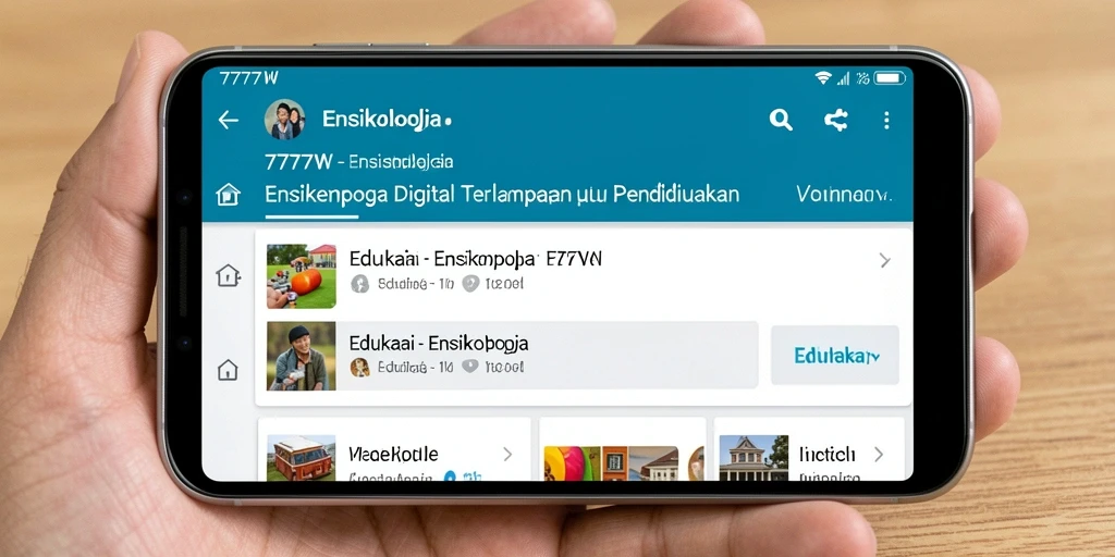Tampilan antarmuka aplikasi 7777W yang modern dan mudah digunakan.