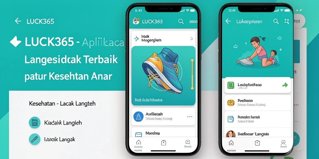 Tampilan antarmuka LUCK365 yang user-friendly dan informatif.