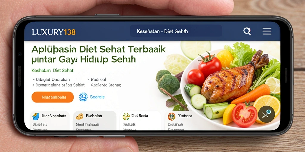 Tampilan antarmuka LUXURY138 yang intuitif dan menarik untuk Diet Sehat.