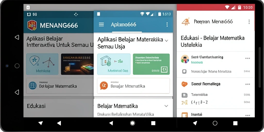 Tampilan antarmuka pengguna MENANG666 yang menarik dan interaktif.